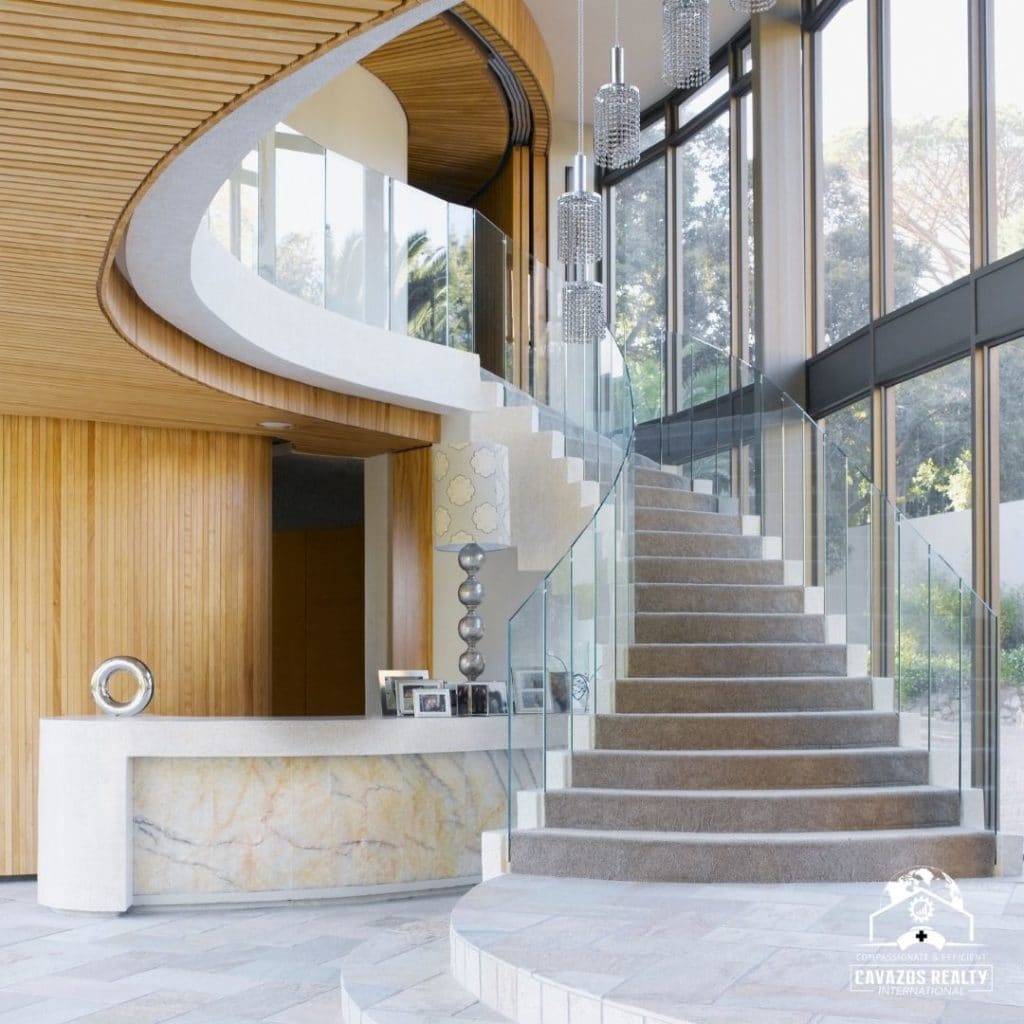 modern home design natural lighting stairway windows