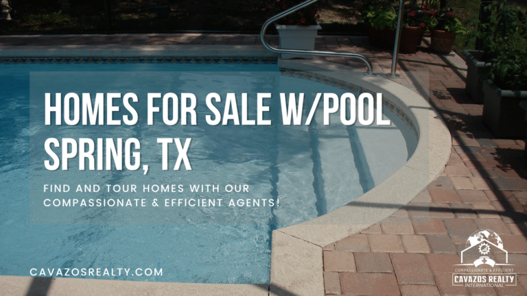 houses for sale in spring tx with a pool