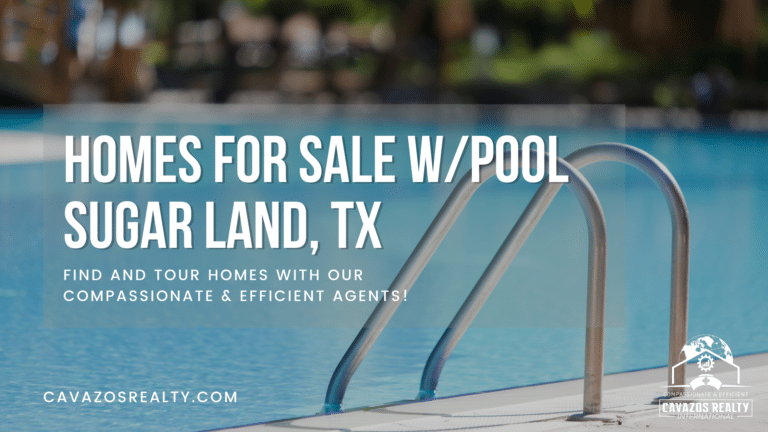 houses for sale in sugar land tx with a pool