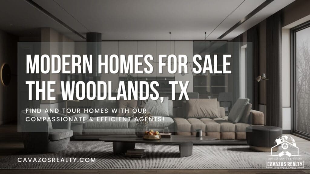 modern for sale in woodlands tx